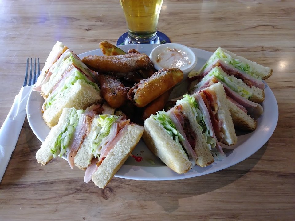 Club Sandwich Coors Light Fried Zucchini