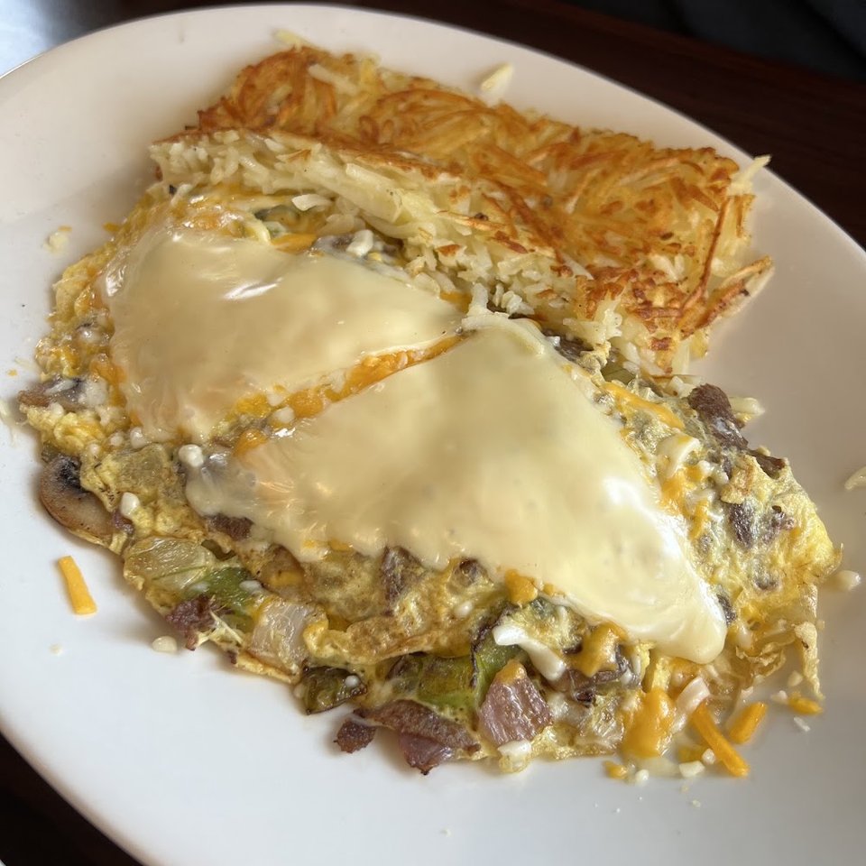 Philly Cheesesteak Omelet